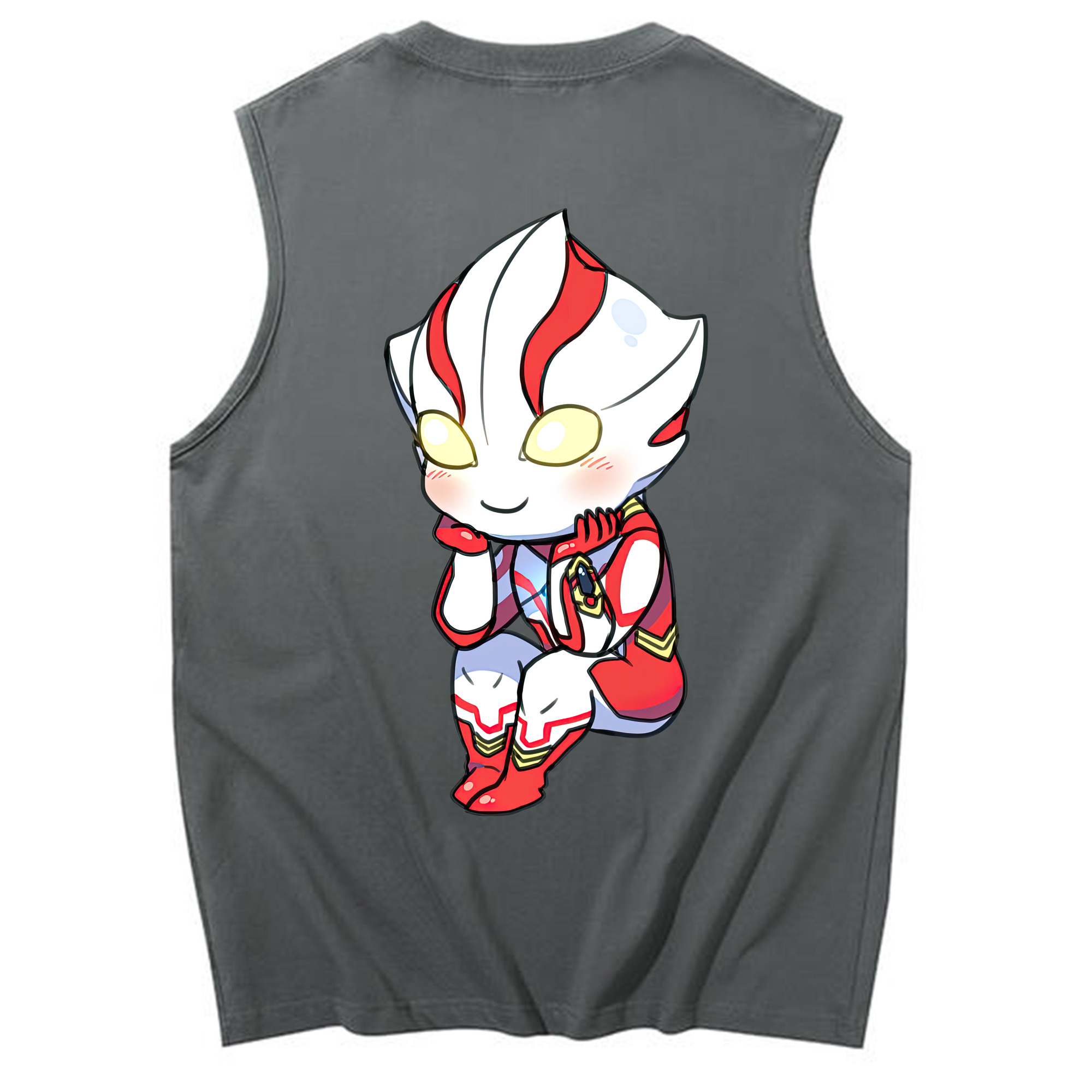 （画像用） ウルトラマン Ultraman コットン100％タンクトップ（背面プリント）